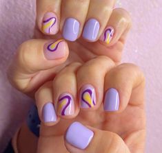 Spring Nails Art Designs, Short Nails Manicure, Spring Nails Art, Nails Art Designs, Retro Nails, Nails Only, Nails 2023