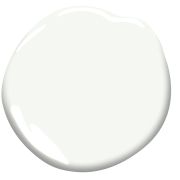 the white paint is shown in an oval shape, and looks like it could be used for