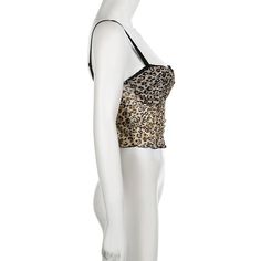 Please refer to our sizing chart for a guideline when choosing a size. 5 business days order processing time. 90% polyester 10% spandex Mesh Top With Spaghetti Straps For Party, Fitted Leopard Print Camisole, Fitted Leopard Print Cami Tank Top, Fitted Leopard Print Camisole With Spaghetti Straps, Elegant Sleeveless Leopard Print Tops, Leopard Print Top With Built-in Bra For Night Out, Trendy Leopard Print Cami Top, Grunge Corset, Lace Trim Cami Top