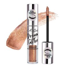 If you can dream it, you can do it. Like achieving the perfect sparkle that's as dreamy as you. Luckily, we created the Dream Glitter Iridescent Liquid Eyeshadow to bring your vision to life! The iridescent finish has a color shifting shimmer that will completely transform your look. The quick dry formula dries down fast, has long lasting wear, and thanks to the liquid formula, no glitter fallout. You can wear it alone, on top of eyeshadow, or even as a liner. It's a dream come true. Dimensional La Girl Cosmetics, Liquid Glitter Eyeshadow, Glitter Liquid, Loose Glitter, Liquid Eyeshadow, Glitter Eyes, La Girl, Dream It, Glitter Eyeshadow