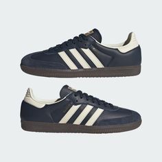 Navy Sambas, Adidas Samba Navy, Blue Adidas Samba, Adidas Samba Blue, Adidas Spezial Navy, Addias Shoes, Tennis Shoes Adidas, Cute Shoes Boots, Samba Og Shoes