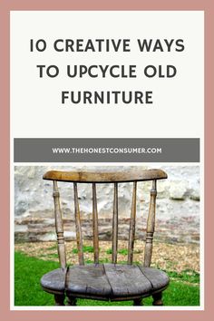 old chair for upcycling Zero Waste Holiday, Upcycle Crafts Diy, Zero Waste Kitchen, Upcycling Ideas, Household Furniture, Upcycled Furniture, Zero Waste, Sustainability