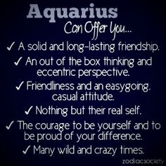 the zodiac sign for aquarius, which is written in white on a black background