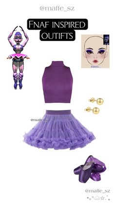 Ballora Cosplay, Fnaf Cosplay Ideas, Fnaf Outfit Ideas, Fnaf Outfits, Fnaf Costume, Movie Cosplay, Fnaf Cosplay, Matching Costumes, Character Inspired Outfits