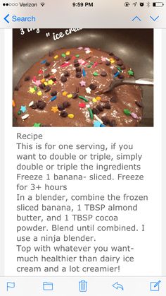 the recipe for this chocolate cake has sprinkles on it