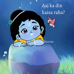 Mai sunn raha hu, tum bolo 🦚🐦 #krishna #digitalart #cuteness #lord #god #cartoons #illustrations #lordkrishna #explore #igreach Lord God, Illustrations, Quick Saves