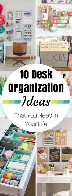 desk organization ideas that you need in your life