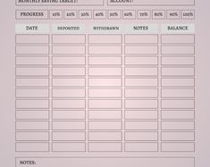 a table with numbers and notes for each item in the order to be completed on it