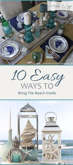 the cover of 10 easy ways to bring beach style into your home