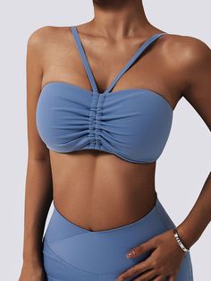 PRODUCT FEATURES: Front Scrunch Bra Breathable.? quick-dry. moisture absorption. Wear-tested by our in-house team for the perfect fit. FABRICATION: 78% Nylon 22% Spandex Sweat-wicking technology that can remove moisture from your body BRA BODY LENGTH: S?- 17cm (6.7inch) M?- 18cm (7.1inch) L?- 19cm (7.5inch) XL-20cm(7.9inch) Body Bra, Body Skirt, Black Bathing Suits, Strapless Bandeau, Black Swimwear, High Waist Bottoms, Black Sports Bra, Tennis Skirt, Plus Size Swimwear