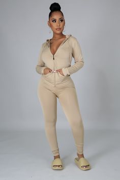 Two piece stretch set•Long sleeve Top•Front zipper closure•Hoodie•Pockets•High waist legging•92% Polyester•8% Spandex•Inseam 25 inch•Hand wash cold water•Model is wearing a One SizeMODEL STATSHeight: 5.5"Bust:34" / Waist:27" / Hips:42" Alisha Berry, Comfy Fall Outfits, Wardrobe Accessories, Tracksuit Set, Girls Leggings, Comfy Hoodies, 2 Piece Set, Two Piece Outfit, High Waisted Leggings