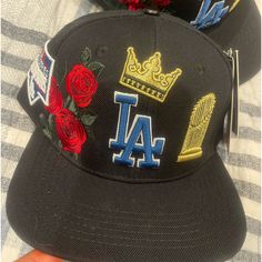 Black Original Hats World Series 2020 Champions Los Angeles Dodgers Luxury Athletic Collection Trendy Black Snapback Hat With Flat Bill, Trendy Multicolor Snapback Hat For Streetwear, Multicolor Baseball Cap For Spring Streetwear, Black Hats For Spring Streetwear, Black Snapback Hat For Spring, Trendy Black Snapback Hat For Spring, Black Baseball Cap With Flat Bill For Spring, Custom Fitted Hats, Los Angeles Dodgers