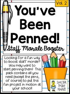 you've been penned stay - at - home booster vol 2 for the classroom