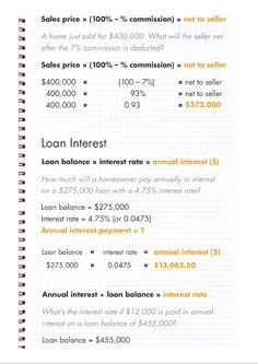 an info sheet showing the benefits of loan interest