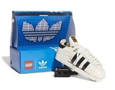 NEW LEGO 10282 Adidas Originals Superstar Exclusive LIMITED EDITION In Hand!. Lego Adidas, Superstars Shoes, Adidas Originals Superstar, Yeezy 350, Adidas Superstar Sneaker, Lego Sets, Blue Adidas, Adidas Online, White Adidas