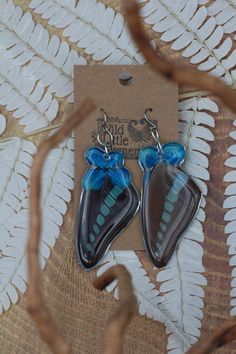 Real Butterfly Wings Preserved in Resin Real Butterfly Wings, Real Butterfly, Butterfly Wing Earrings, Butterfly Wing, Wing Earrings, Butterfly Wings, Favorite Jewelry, Portland, Jewelry Earrings Dangle