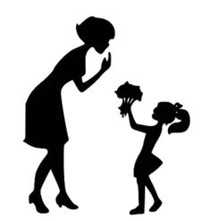 Mother Daughter Silhouette, Mother Silhouette, Silhouette Family, Mother Daughter Art, Butterfly Outline, Moss Decor, Mothers Day Decor, Girly Drawings, Mom Art