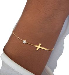 Metal Cross Bracelets, Trendy Gold Cross Jewelry, Trendy Cross Jewelry For Party, Adjustable Cross Jewelry For Party, Trendy Adjustable Cross Jewelry, Power Of Healing, Embrace The Journey, Cross Bracelet, Bracelet Clasps