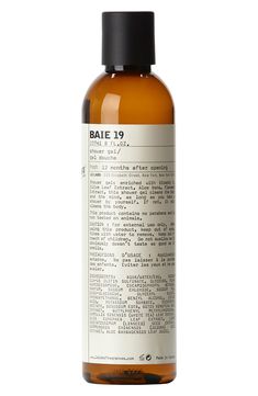 What it is: A shower gel enriched with vitamin E, olive leaf extracts, aloe vera and flaxseed extract to cleanse the body and the mind.Fragrance story: Baie 19 is a crisp, wet scent that captures how the air smells after a heavy rain on dry earth. Its fragrance captures the oil secretions from certain plants, accumulated after a long dry period. The dry juniper berry, the patchouli, the green leaves-all soaked by a beautiful, luminous magnetic rain that comes after a drought.Style: Woody, aromat Scent Bars, Cleanse Your Body, Rose Scented Products, Body Cleanser, Olive Leaf, Shower Gel, Natural Oils, Body Wash, Paraben Free Products