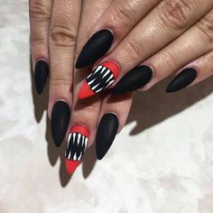 Mate Nails, Halloween Nails Diy, Food Nails, Unghie Nail Art, Halloween Acrylic Nails, Cute Halloween Nails, Nail Idea, Halloween Nail Designs, Halloween Nail