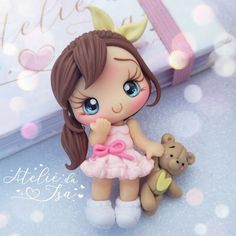 Polymer Clay Christmas, Tatty Teddy, Instagram S, Dry Clay, Clay Projects