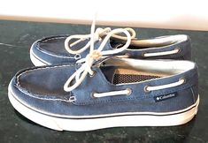 Columbia Mens Size 7 Boat Shoes Blue Sneaker Shoes Blue, Blue Sneakers, Blue Shoes, Boat Shoes, Columbia, Size 7, Sneakers, Free Shipping, Best Deals