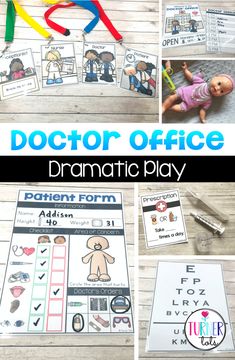 the doctor office dramatic play is an engaging activity for children to learn and practice their skills