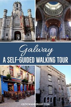 A Self-Guided Walking Tour of Galway for First-Timers Ireland Galway, Galway City, Scotland Tours, Wild Atlantic Way, Galway Ireland, Walking Routes