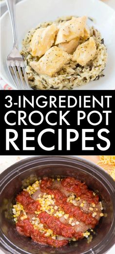 3 ingredient crock pot recipes that are easy to make and delicious for the whole family