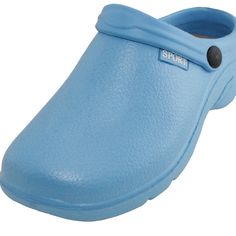 Medical Nurse Womens Comfortable Lightweight Slip Resistant Clogs Shoes Comfortable Blue Slip-resistant Clogs, Blue Slip-resistant Closed Toe Clogs, Slip-resistant Blue Clogs With Round Toe, Blue Slip-resistant Clogs With Round Toe, Light Blue Non-slip Slip-on Clogs, Free People Clogs, Gold Kitten Heels, Medical Nurse, Brown Suede Heels