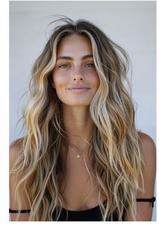 Balayage Hair Beachy, Beach Babe Hair Color, Kristin Cavallari Long Hair, Miami Hairstyles Summer, Beach Hair With Braids, Brunette Surfer Hair Balayage, Surf Highlights Beach Hair, Blonde Hair Dark Makeup, Beach Ombre Hair