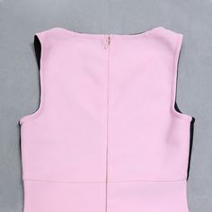 Our Style No.PZC195290%Polyester. 10%SpandexMade in ChinaVery StretchyGentle Dry Clean Only Pink Sleeveless Elastane Mini Dress, Sleeveless Bodycon Top For Evening, Pink Stretch Sleeveless Bodycon Dress, Bodycon Sleeveless Top For Club, Sleeveless Bodycon Top For Club, Sleeveless Elastane Bodycon Dress With Back Zipper, Fitted Pink Bodycon Dress With Back Zipper, Sleeveless Stretch Top With Back Zipper, Stretch Sleeveless Top With Back Zipper