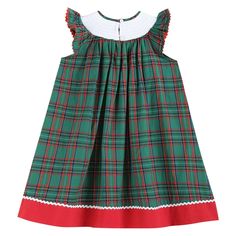 Lil Cactus Christmas Green Plaid Santa Bishop Dress - Ready to ship! Sizing: Size chart listed in the images for your review. If you have any questions, please contact our shop at 214-517-0882. Material: 100% Cotton Simply sweet dress! This charming smocked dress is so pretty in soft gray-blue pinstriped fabric. Cute turkeys and pumpkins are beautifully embroidered on smocking. Matching rick rack trim at sleeve and hem. Your little girl will be picture perfect in this darling dress! Santa Embroidery, Kids Smock, Cactus Christmas, Smocked Clothes, Christmas Green, Darling Dress, Applique Dress, Smocked Dress, Navy Green