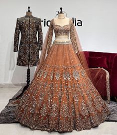 Pink Lehenga Designs, Reception Lehenga Bridal, Groom Wedding Outfits, Aesthetics Purple, Purple Paintings, Couple Dresses, Long Skirt Top Designs, Walima Dresses, Indian Fits