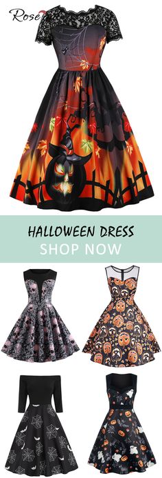 Up to 80% off, Free shipping over $49, Rosegal Halloween style holiday dress vintage dress Halloween printed a line dress retro fashion for women | #rosegal #dress #vintage #Halloween #womenfashion Birds Costume, Halloween Dresses, Unique Vintage Dresses, Vintage Planes, Vintage Ideas, Halloween Style, Dress Retro, Retro Mode, Vintage Style Dresses