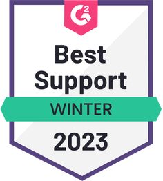 the badge for best support winter 2013, which is green and white with a pink ribbon