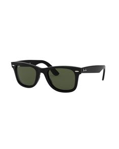 Unisex  Black Size: 50 Classic Green Wayfarer Sunglasses, Classic Green Anti-reflective Sunglasses, Wayfarer Ray Ban, Ray Ban Original Wayfarer, Original Wayfarer Classic, Ray Ban Logo, Ray Ban Wayfarer, Vigan, Versace Sunglasses