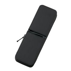 This pencil cases features an incredibly slim and sturdy profile perfect for backpacks and bags. When in use one side of the pencil case will magnetize to itself and remain out of the way. Features a bottom protective wall for pen tips. There is a loop to hold an eraser or other small tool such as white out. Available in 3 different colors! Winner of the Good Design award in 2017. Multifunctional Rectangular Pencil Case With Pen Holders, Black Rectangular Pencil Case With Zipper, Black Rectangular Zipper Pencil Case, Black Pencil Case With Pen Holders For Everyday Use, Black Portable Pencil-shaped Pencil Case, Black Rectangular Pencil Case With Pen Slots, Rectangular Protective Pencil Case For Daily Use, Black Pencil Case With Pen Slots For Storage, Black Rectangular Pencil Case With Pen Holders