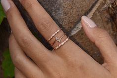 "14k Baguette Ring, Baguette Diamond Ring, Rose Gold Baguette Ring, Diamond Gold Women Ring, Stackable Gold Ring, Engagement Ring, For Her A real present for yourself or someone else! This lovely 14k solid rose golden ring with 3 baget diamonds. It's handmade wire. Width of band: 1.45MM. Material: 14K solid yellow -, white-, or rosegold. Diamonds: 0.09 ct. White Baget Diamond G Color SI-VS Clarity. 100% real,natural and high quality Diamond. It's dainty and can be worn every day. Ready to Ship 1 Rose Gold Stackable Rings With Baguette Cut, Rose Gold Baguette Cut Ring With Rose Cut Diamonds, Rose Gold Rings With Diamond Accents And Baguette Cut, Rose Gold Baguette Cut Rings With Diamond Accents, Rose Gold Baguette-cut Ring With Diamond Accents, Rose Gold Baguette Diamond Jewelry For Anniversary, Rose Gold Jewelry With Baguette Diamonds For Anniversary, Classic Rose Gold Rings With Baguette Diamonds, Minimalist Rose Gold Baguette Diamond Rings