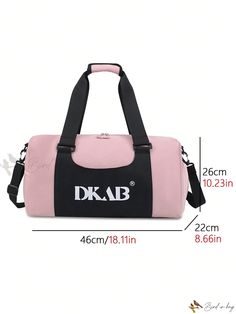 Bird in Bag - Latest Collection: Fashionable Multipurpose Bag with Spacious Storage, Ideal for Fitness and Travel Needs Pink Versatile Duffle Bag For Daily Use, Versatile Pink Duffle Bag For Daily Use, Versatile Pink Gym Bag For Daily Use, Trendy Pink Gym Travel Bag, Versatile Pink Rectangular Gym Bag, Pink Gym Bag With Removable Pouch, Pink Shoulder Bag For Gym, Pink Gym Shoulder Bag, Trendy Rectangular Gym Bag