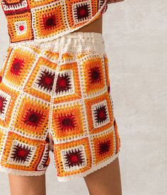 33 Coastal Granny Square Short - Orange X-Large/Shortie 1-3, Women's Redorange High rise crochet lined 2 shortie short Elasticized cinch tie waistband. 60% Cotton 40% Polyester. Hand wash cold water. No bleach. Dry flat. No iron. Dry clean. Apparel & Accessories > Clothing > Shorts Coastal Granny, Short For Women, Accessories Clothing, Granny Square, Short Outfits, Women's Shorts, Apparel Accessories, Cold Water, Bleach