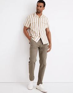 Athletic Slim Chino Pants: COOLMAX® Edition Spring Summer Outfits Men, Mens Spring Fashion 2023, 23 Fashion, Spring Outfits Men, Slim Chinos, Mens Spring Fashion, Community Development, Photo Outfit