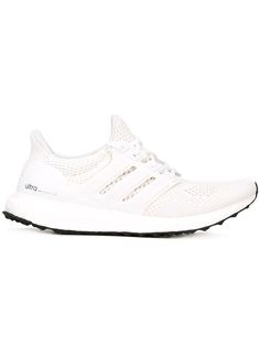 This pair of Adidas UltraBOOST sneakers are presented in a slick all-white colourway and feature the sportswear giant’s signature Primeknit upper, for an adaptive and comfortable fit. Set upon a ridged rubber outsole inbuilt with the brand’s boost™ cushioning technology, these UltraBOOST sneakers are finished with a FITCOUNTER moulded heel counter, logo branding at the tongue and outer wall, a signature three stripe detail to each side and TORSION® SYSTEM between the heel and forefoot. Although Construction Logo, Adidas Ultraboost, Adidas Ultra Boost, Ultra Boost, White Sneakers, Sneakers White, Cute Shoes, Womens Shoes Sneakers, Adidas Sneakers