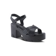 Step into summer style with these Patrizia Women's Judith Sandals. Click this FOOTWEAR GUIDE to find the perfect fit and more! Step into summer style with these Patrizia Women's Judith Sandals. Click this FOOTWEAR GUIDE to find the perfect fit and more! SANDAL FEATURES Platform crisscross quarter strap sandal featuring a basket weave upper design and a shiny square buckle on a light weight, chunky unit bottom with arrowhead indentationsSANDAL CONSTRUCTION Manmade (PU) outsole Polyester lining Sy Basket Weave, Strap Sandals, Basket Weaving, Summer Style, Criss Cross, Perfect Fit, Summer Fashion, Buckle, The Unit