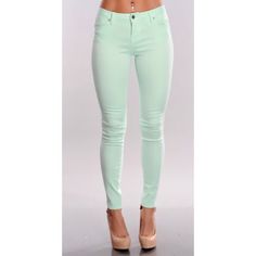 Abercrombie And Fitch Mint Green Pants Size 28 6 Green High Rise Stretch Pants, High Rise Green Stretch Pants, High Rise Stretch Green Pants, Fitted Jeans For Spring, Fitted Jeans Trousers For Spring, Green Jeans For Spring, Trendy Green Mid-rise Pants, Green Stretch High Rise Jeans, Chic Green Cotton Jeans