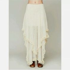 Looking To Purchase This Skirt In Ivory And Black Size Medium! Please Help, Please Share!! Court Skirt, Lace Dress Boho, Free People Maxi, Lace Layers, Tiered Maxi Skirt, Free People Clothing Boutique, Free People Skirt, Free People Clothing, Free People Black