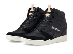 Heel Sneakers, Wedge Heel Sneakers, Air Jordan Sneakers, Jordan Sneakers, Black Shoes Women, White Chalk, Womens Reebok, Wedge Sneakers, Adidas Tubular Defiant