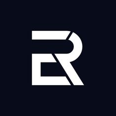 the letter r is made up of white letters on a black background, and it looks like