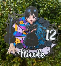 Wednesday Addams Topper, Wensday Birthday Cake, Topper Familia Adams, Cake Topper Merlina, Merlina Cake, Mantle Garland Christmas, Christmas Mantle Garland