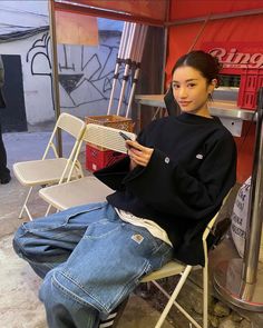 Sora Pppp, Mein Style, Tomboy Fashion, 가을 패션, Mode Streetwear, Casual Style Outfits, Mode Outfits